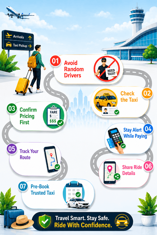 How to spot scam taxis at the airport