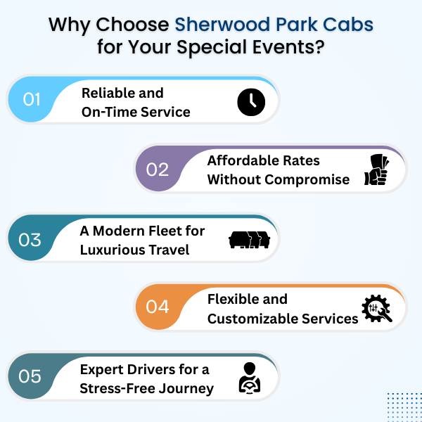 Book Sherwood Park Cabs for Special Events