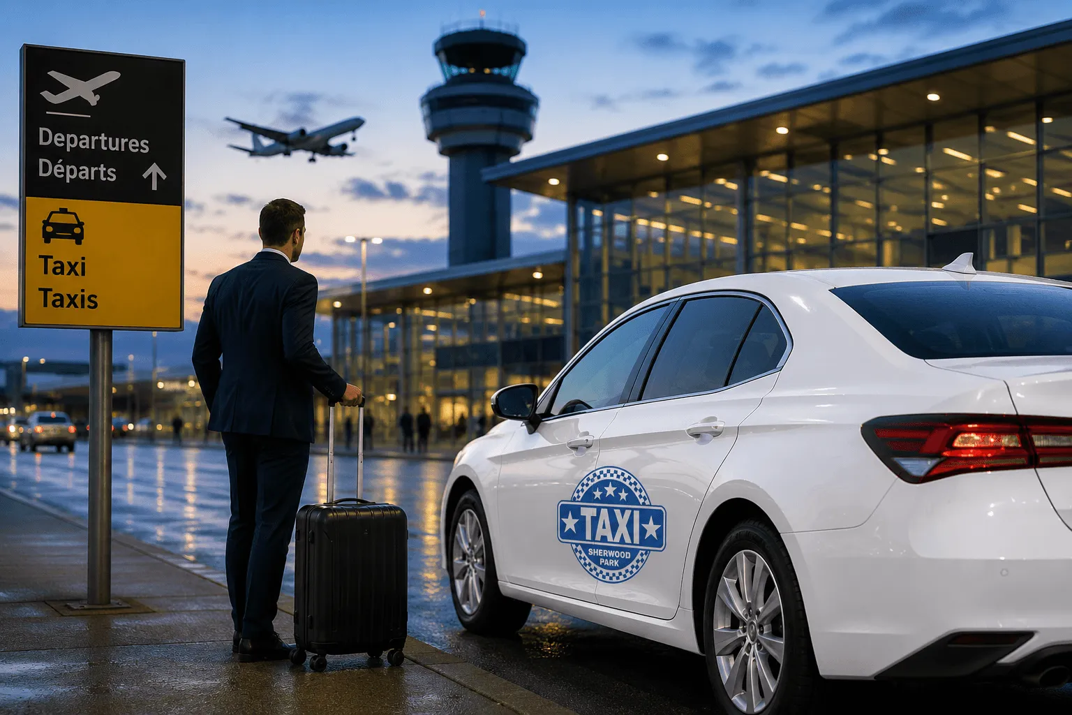 Sherwood Park Flat Rate Taxi to Airport